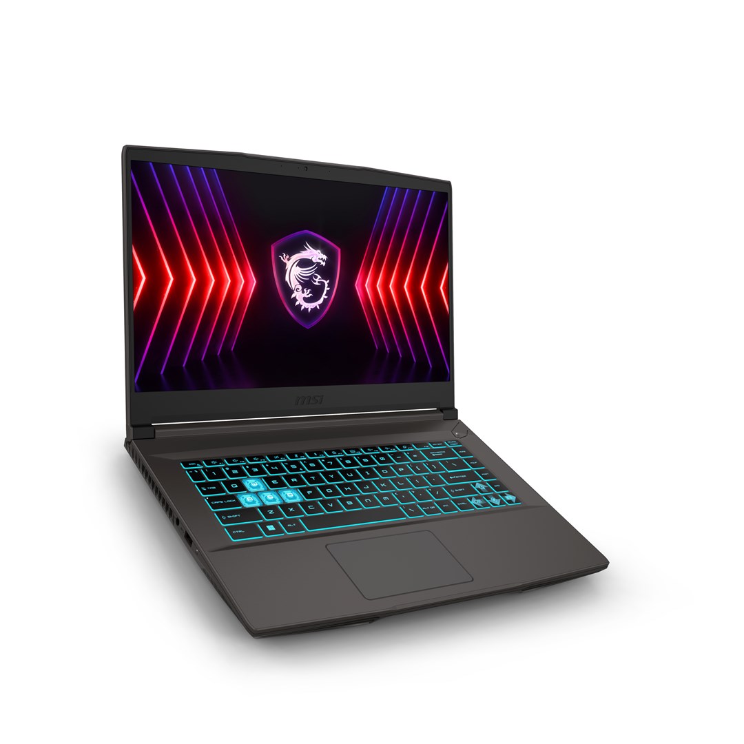 Laptop MSI Thin 15, 15.6", Intel i5-12450H, 16 GB RAM, 512 GB SSD, NVIDIA GeForce RTX 3050, i zi