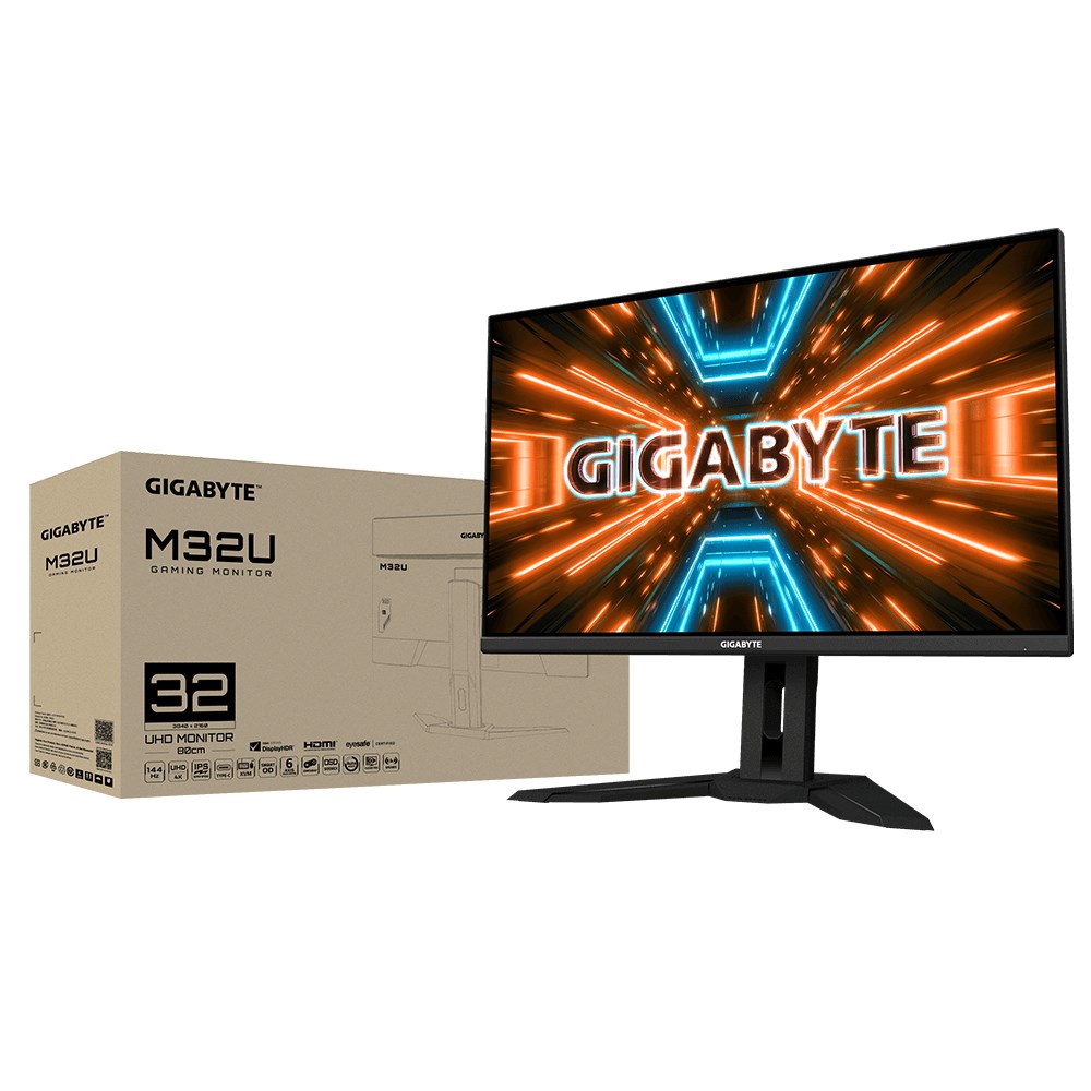 Монитор Gigabyte M32U, 31.5", 3840 x 2160, 4K Ultra HD, 144 Hz