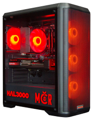 Kompjuter HAL3000 MČR Finale Pro, AMD Ryzen 5 5600, 16GB RAM DDR, 1TB SSD, RX 7700 XT, i zi