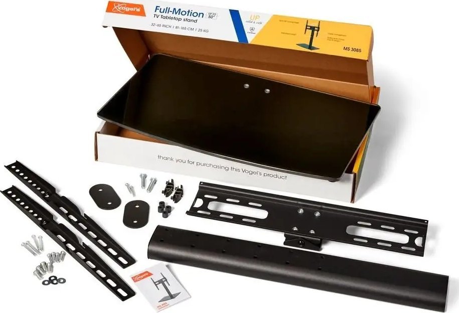 Qëndrim dyshemeje për TV Vogel's MS 3085, 32-65", rrotullim 50°, i zi