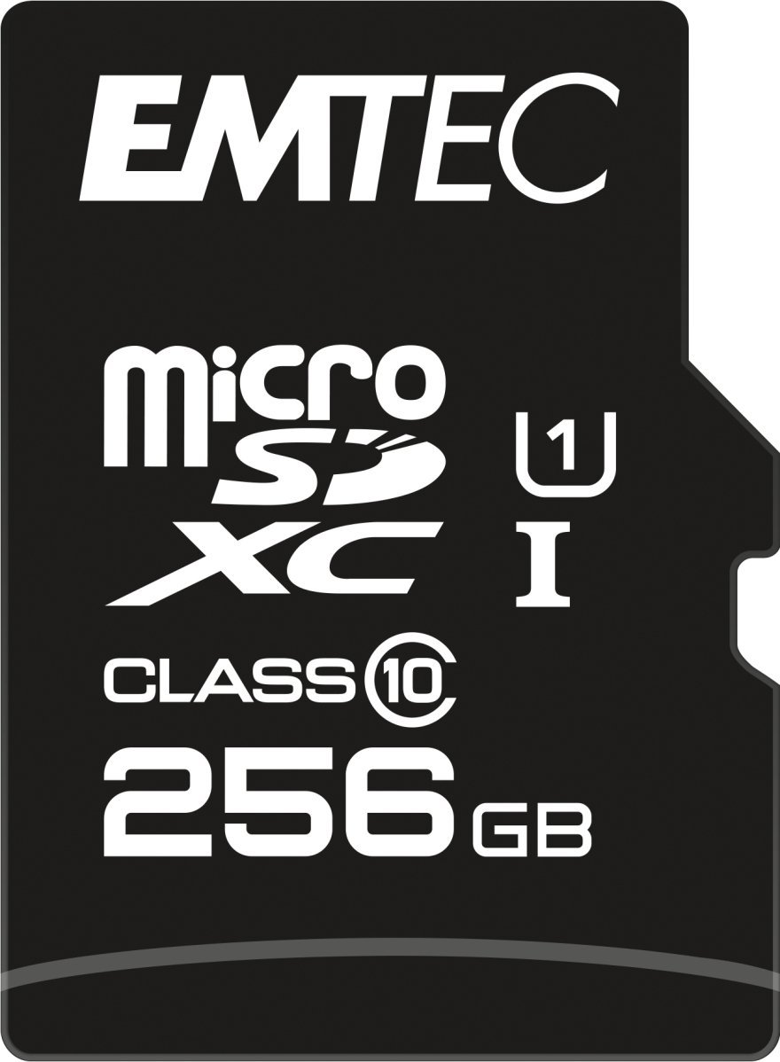 Kartë memorje Emtec EliteGold, 256GB MicroSDXC, UHS-I Class 10
