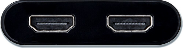 Përshtatës I-TEC, USB-C - 2x HDMI, i zi