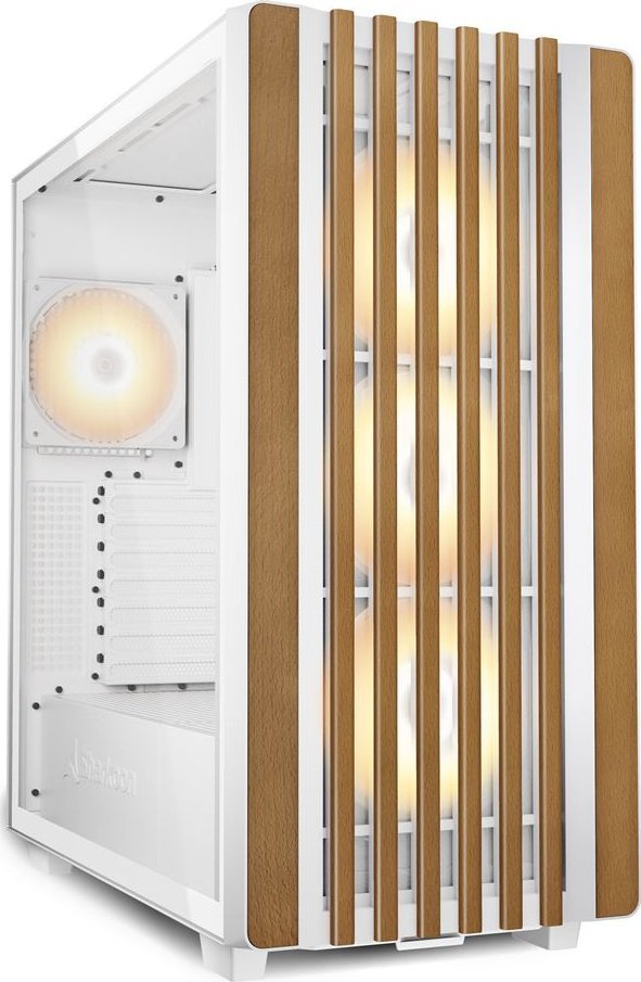 Kornizë PC Sharkoon Rebel C70G, ATX, RGB, e bardhë