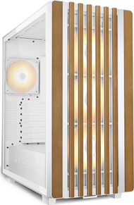 Kornizë PC Sharkoon Rebel C70G, ATX, RGB, e bardhë