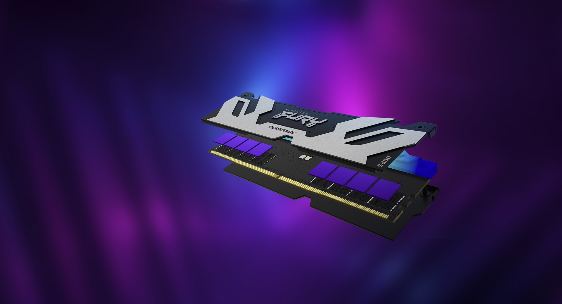 Memorie RAM Kingston FURY 96GB 6400MT/s DDR5 CL32 DIMM (2 x 48 GB) Renegade RGB XMP