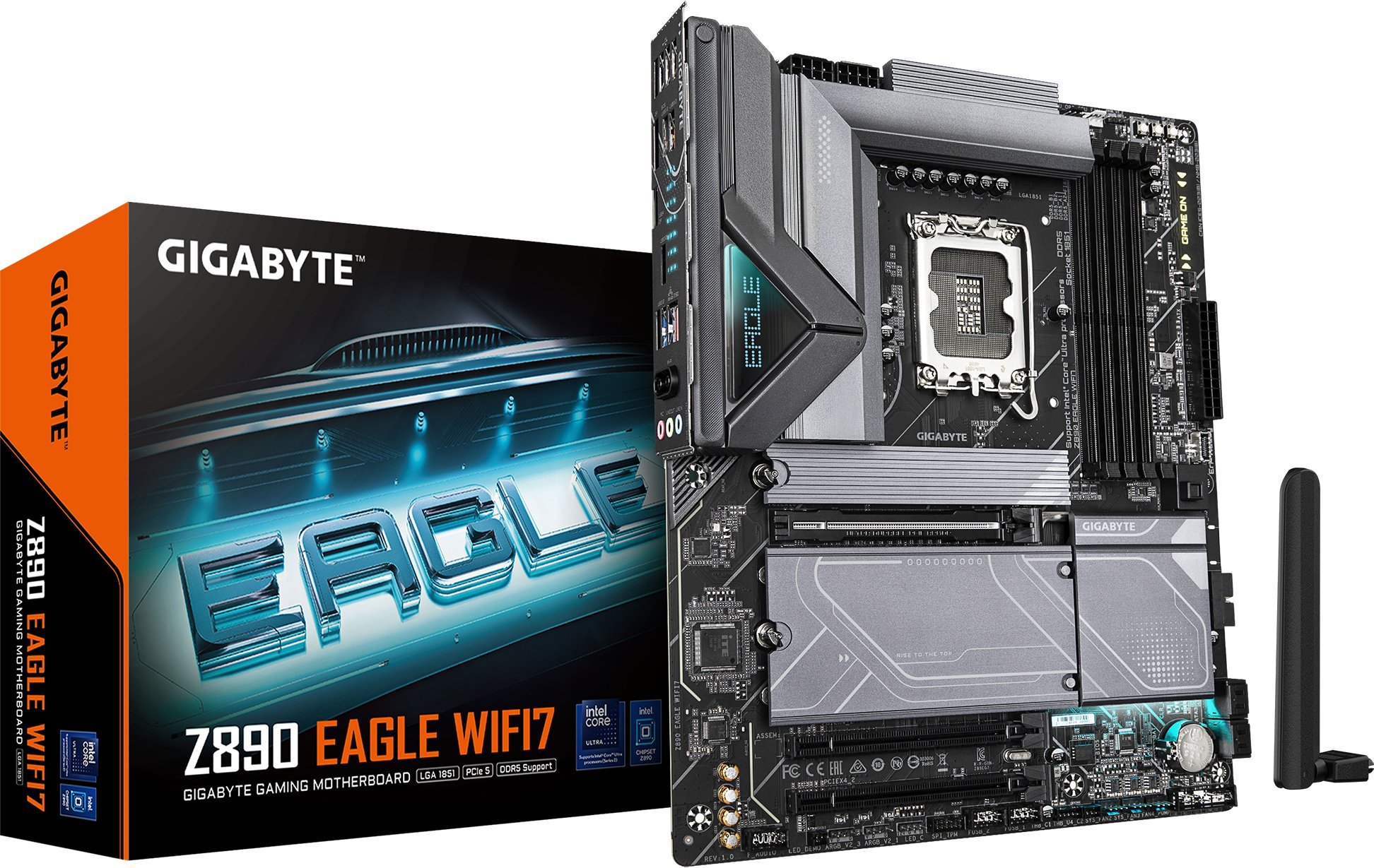Motherboard GIGABYTE Z890 EAGLE WIFI7, ATX, DDR5, Wi Fi 7
