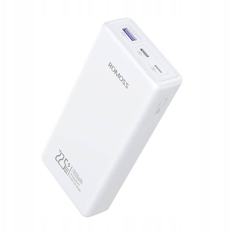Set powerbank Romoss PRC20, 2 copë, 20000 mAh, 22.5W, i bardhë