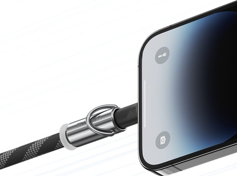 Kabllo me litar telefoni Usams SJ746, USB-C në Lightning, 1.2m, 30W, rozë