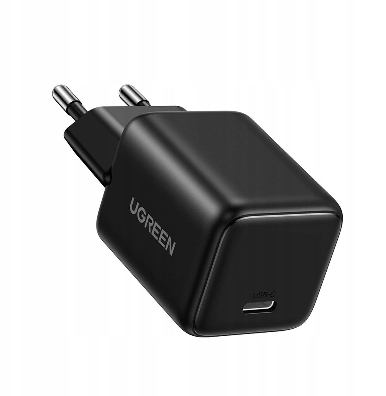 Полнач за ѕид Ugreen X513, 30W GaN, USB C со кабел 1m, црн