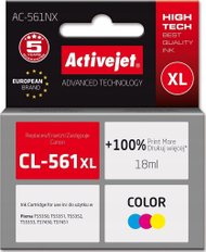 Кертриџ со мастило Activejet AC-561NX, замена за Canon CL-561XL, 18 ml, во боја