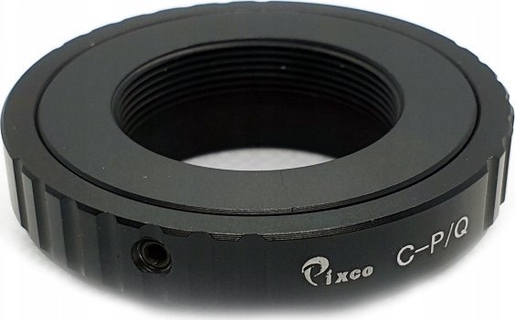 Adapter objektivi Pixco Pentax Q në C mount M25 Tevidon SB6634, metalik