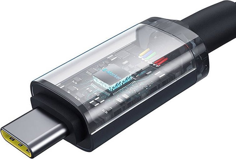 Kabllo USB C Baseus USB3.2, 20Gbps, 100W, e zezë