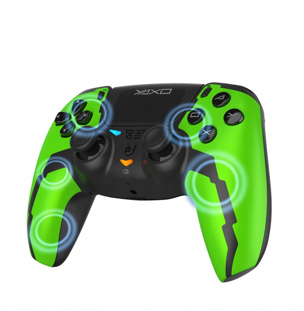 Gamepad wireless YAXO Hornet Fury Elite Matrix, Bluetooth, 1200mAh, jeshile
