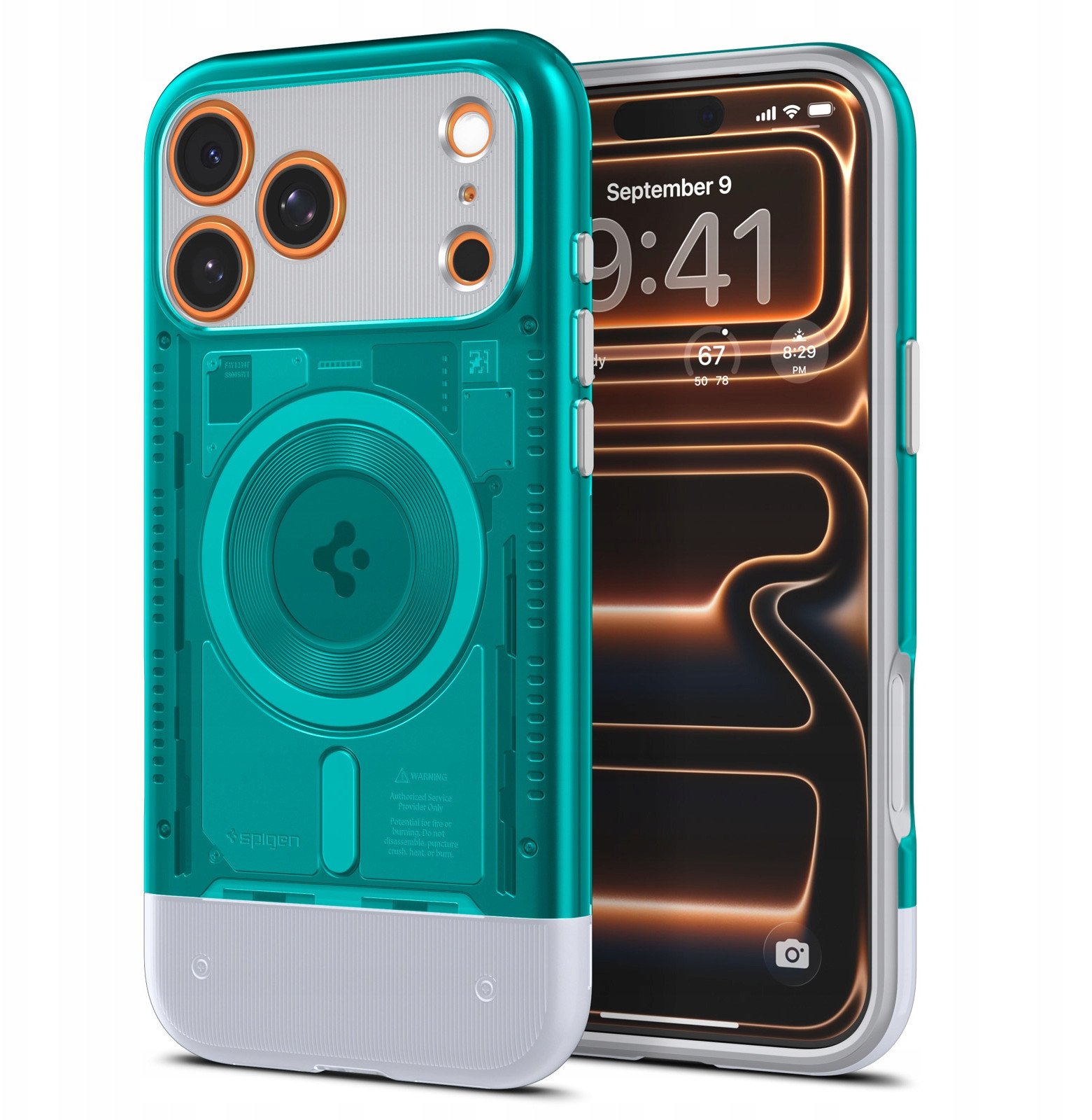 Mbulesë telefoni Spigen Classic C1 MagSafe për iPhone 17 Pro Max, blu