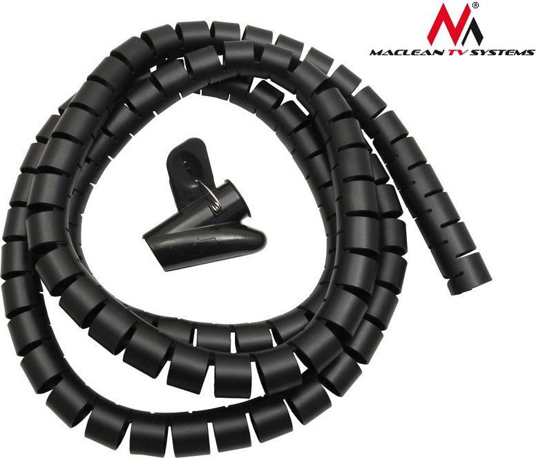 Maclean Капак за Организатор на Кабели MCTV-676 B, Црн
