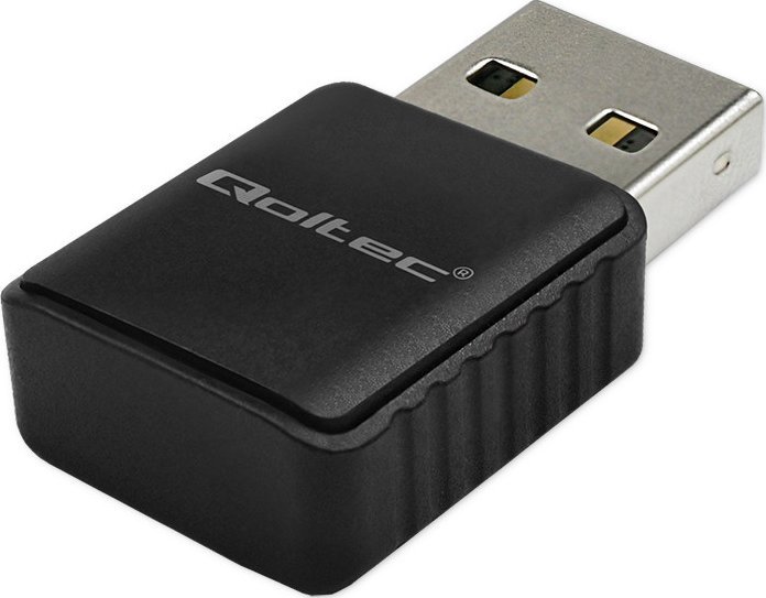 Adapter WiFi Qoltec Ultra Fast Dual Mini, USB 3.0, 2.4 GHz 5 GHz, i zi