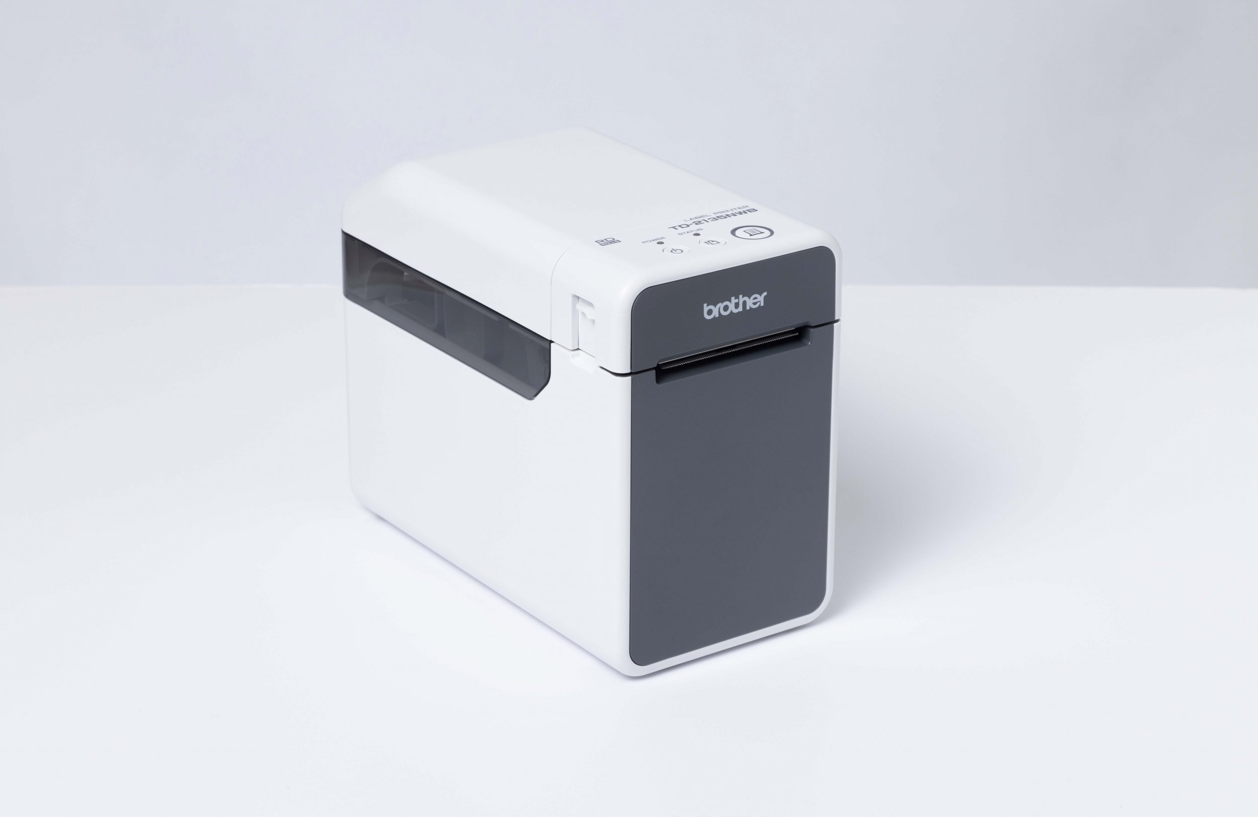 Printer etiketash Brother TD-2135N, direkt termik, 300dpi, i bardhë