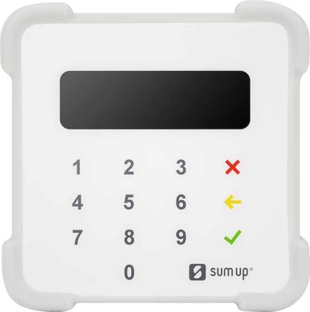 Kuti mbrojtëse Mobilis 061008, për lexues barkodi SUMUP Air, material fleksibël, e zezë