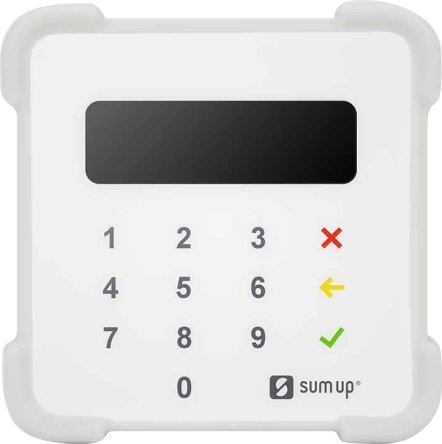 Kuti mbrojtëse Mobilis 061008, për lexues barkodi SUMUP Air, material fleksibël, e zezë