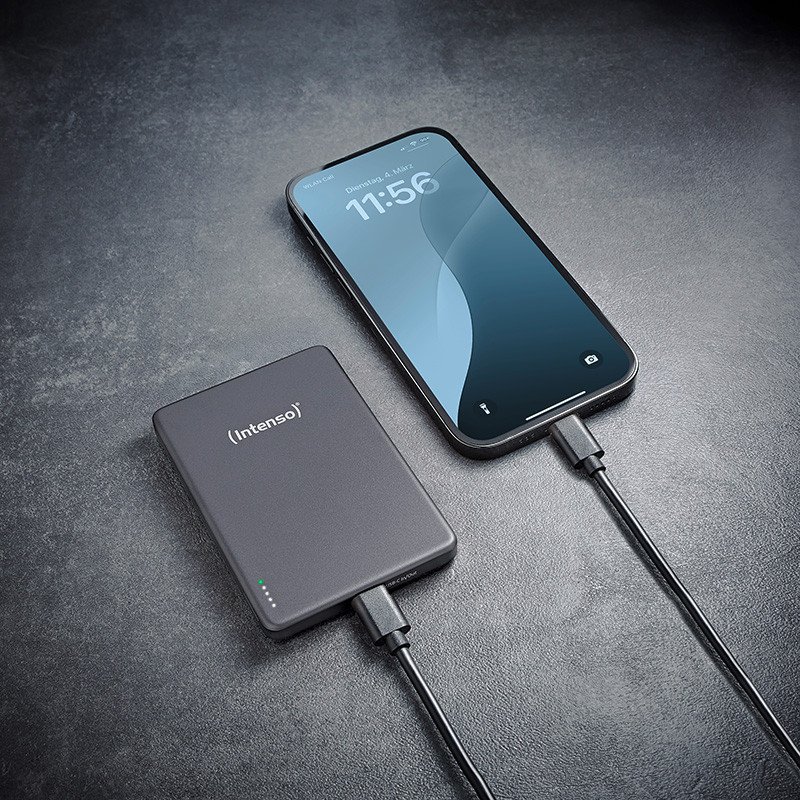 Powerbank Intenso MW10000, 10000mAh, USB C PD 20W, gri