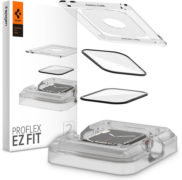 Xham mbrojtës Spigen ProFlex EZ Fit për Apple Watch 7 41mm, 2 copë