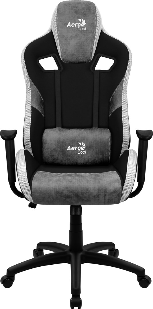 Karrige lojërash AeroCool COUNT AeroSuede, 150 kg, e zezë/e hirtë