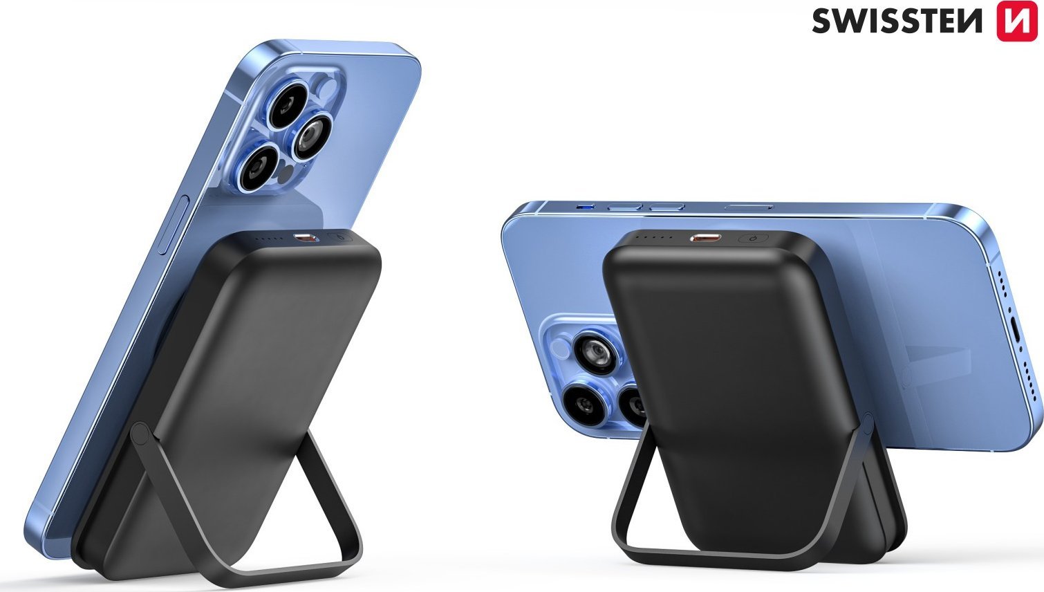 Power bank Swissten 10000mAh, PD 20W, MagSafe, i zi