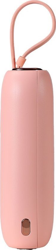 Karikues portativ Joyroom Colorful, 10000mAh, 22.5W, 2 kabllo, rozë