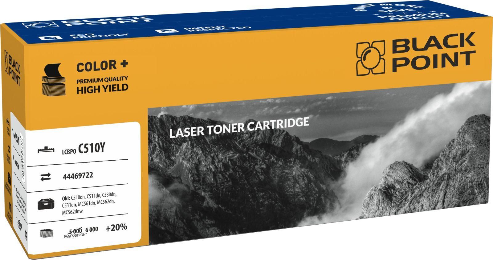 Toner Black Point LCBPOC510Y BLOKI510YEBW, zëvendësues, i verdhë