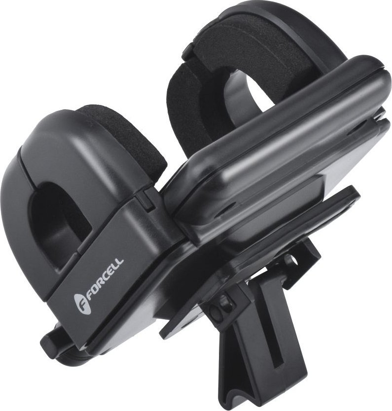 Mbajtëse telefoni ForCell Regular, për makinë, krah fleksibël 27 cm, e zezë