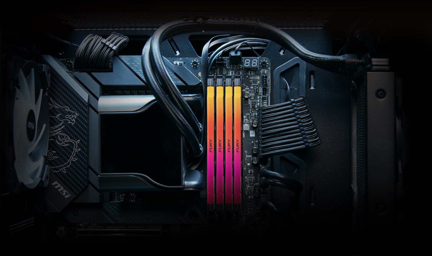 Memorie RAM Kingston FURY 32GB 6400MT/s DDR5 CL32 DIMM (2 x 16 GB) Renegade RGB