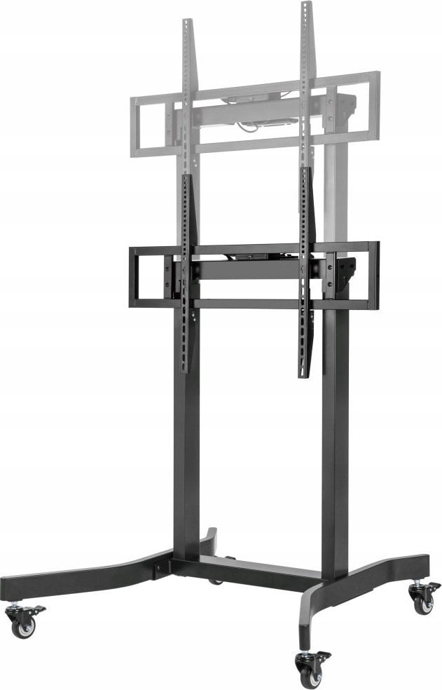 Stendë TV Techly Mobile Stand, 55"-100", rregullim elektrik, 120 kg, e zezë