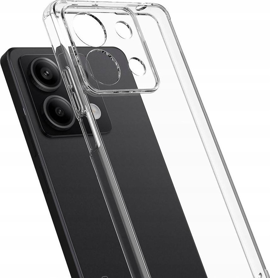 Këllëf telefoni Crong Crystal Shield, për Xiaomi Redmi Note 13 Pro 4G, transparent