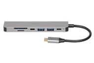 USB Hub IBOX IUH3SL4K, HDMI, USB-C, i hirtë