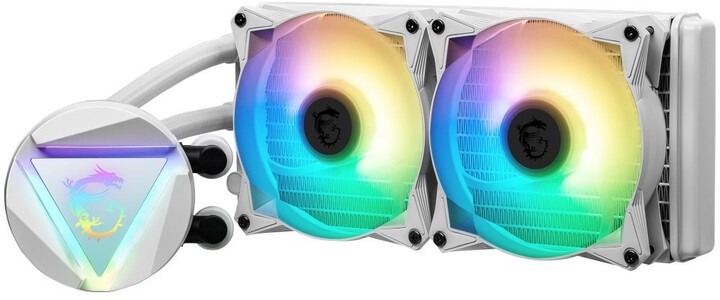 Ftohës me ujë MSI MAG CoreLiquid 240R V2, i bardhë