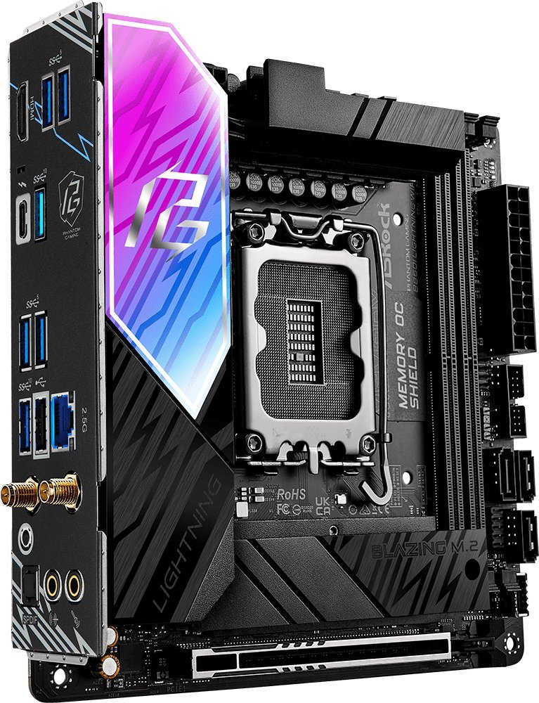 Pllakë amë Asrock B860I Lightning WiFi, Intel B860, Mini ITX, e zezë