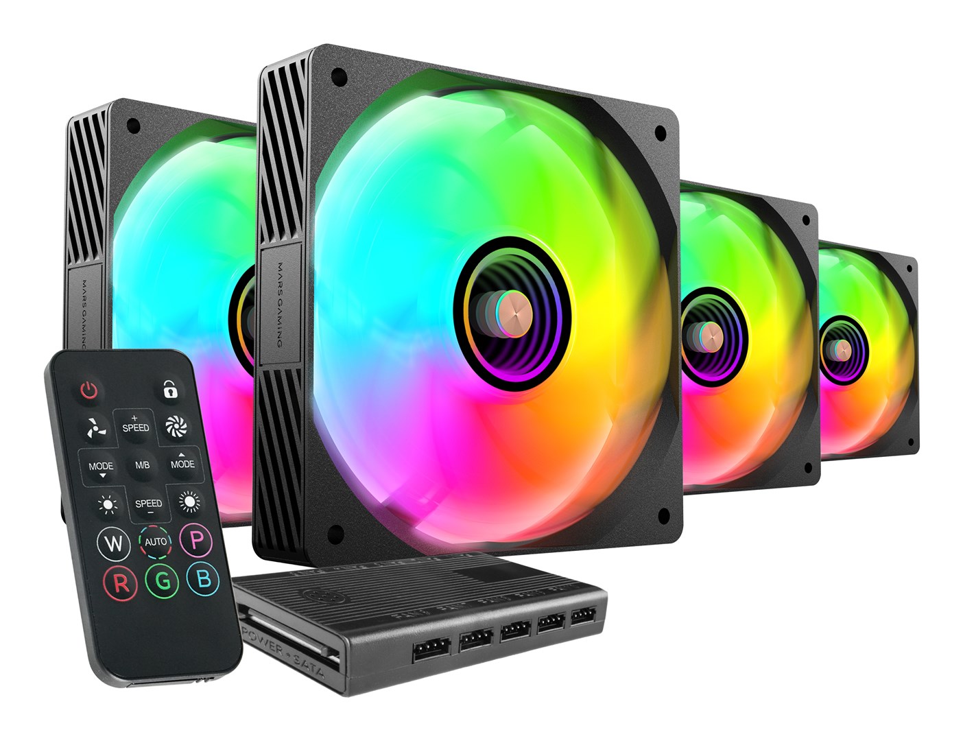 Sistem ftohës Mars Gaming MFSI4KIT, i zi