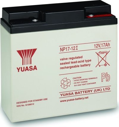 Bateri plumbi Yuasa NP17-12, 12V, 17Ah, AGM pa mirëmbajtje