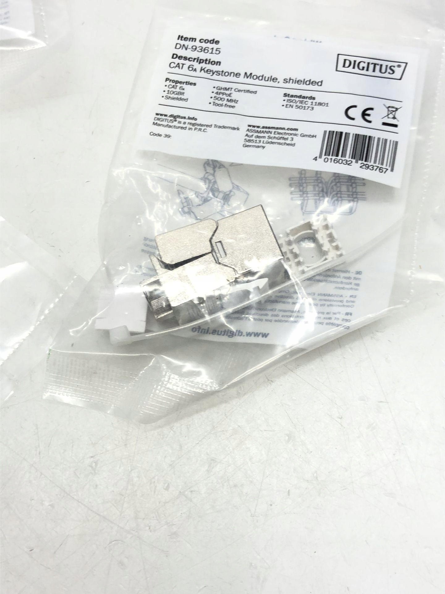 Modul Keystone Digitus CAT 6A, i mbrojtur, pa vegla, gri