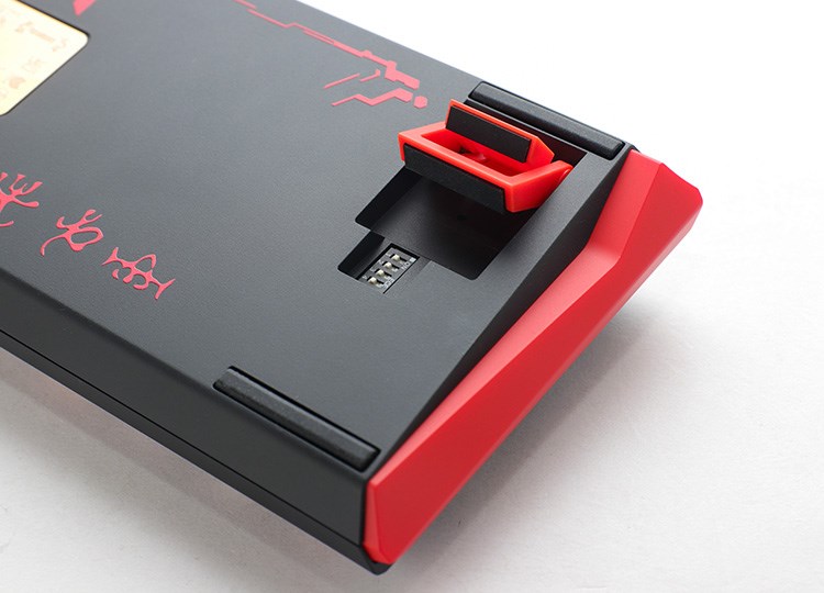 Tastierë lojërash Ducky x Doom One 3 SF, Cherry MX Silent Red, RGB LED, e zezë/e kuqe