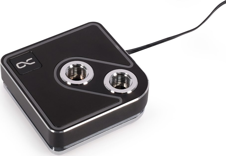 Ftohës uji CPU Alphacool Core 1 Aurora, ARGB, i zi