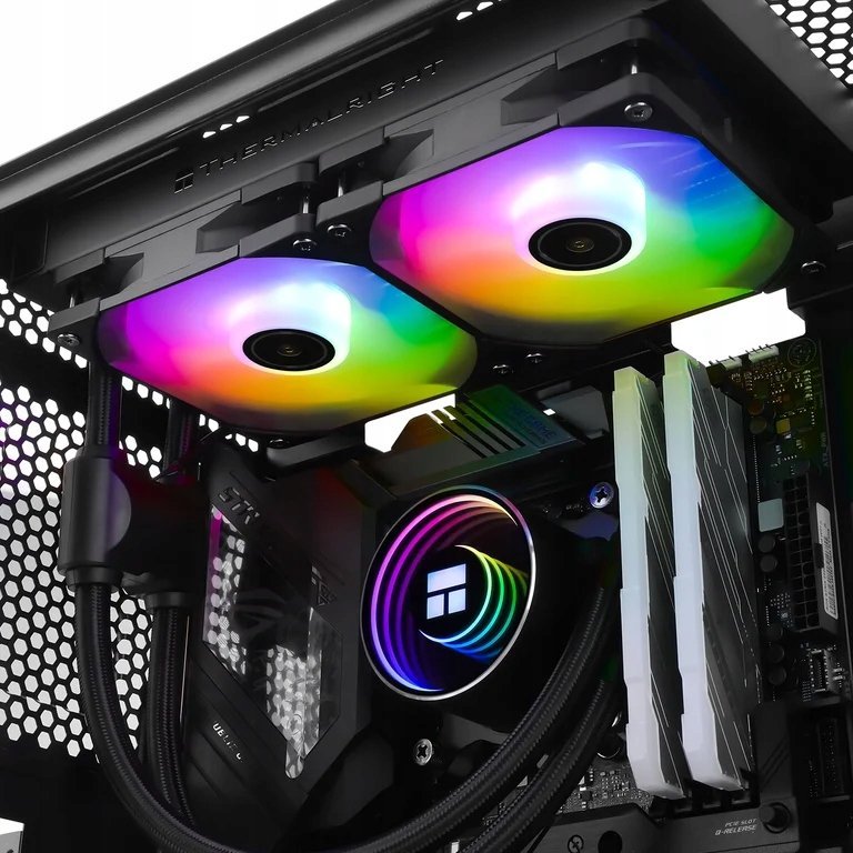 Ftohës me ujë Thermalright Frozen Notte, 240mm, ARGB V2, i zi
