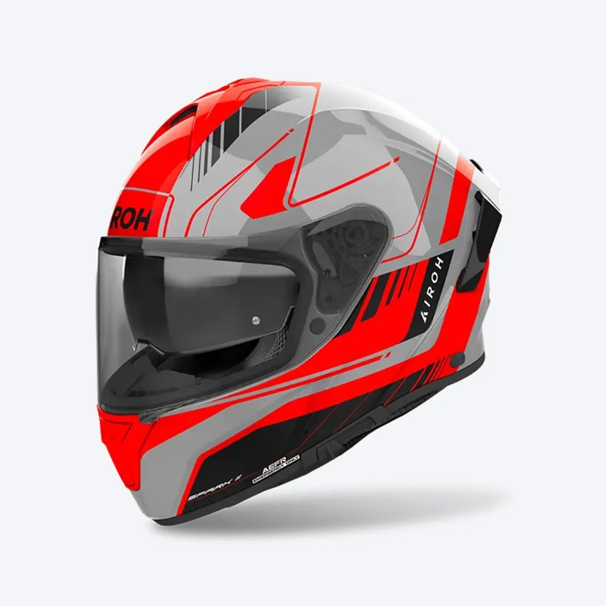 Helmetë moto Airoh Spark 2 Chrono, full face, 2XL, portokalli me shkëlqim