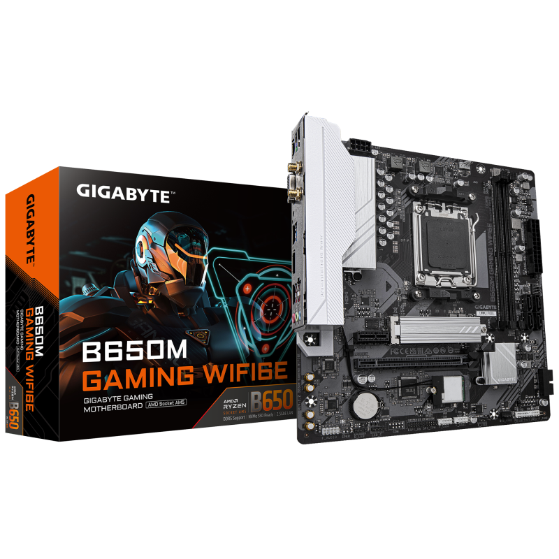 Pllakë amë GIGABYTE B650M Gaming WiFi 6E, AMD AM5, DDR5, Micro ATX
