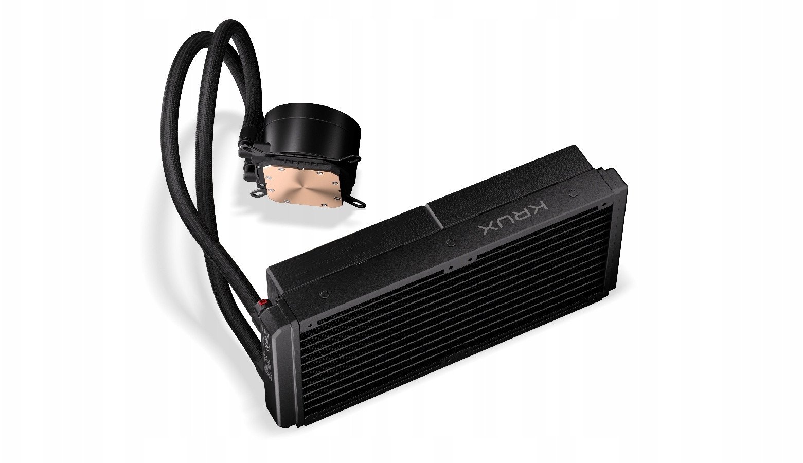 Ftohës uji për procesor Krux HydroX 240 ARGB, 240mm, dy ventilatorë 120mm PWM, me ARGB