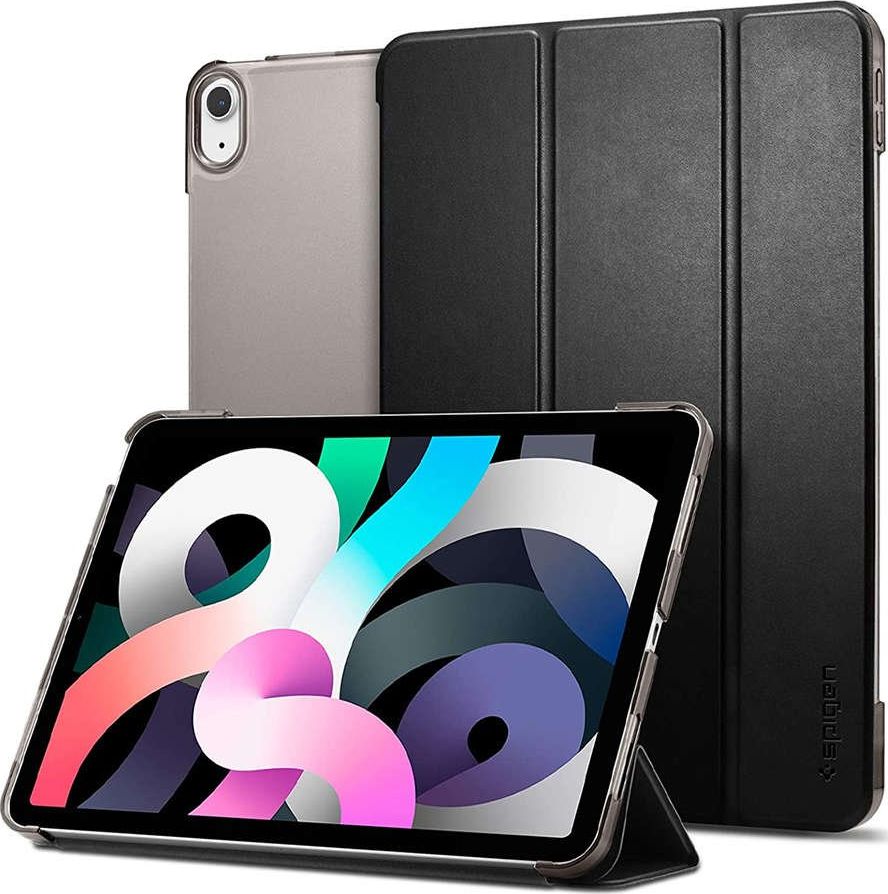 Mbrojtëse e pasme për tablet Spigen Smart Fold, për Apple iPad Air 4, e zezë