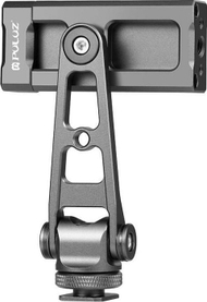 Mbajtëse rrotulluese telefoni Puluz PU3207B, montim universal 1/4", metal, e zezë