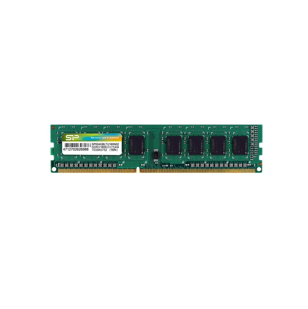 Memorie RAM Silicon Power, 4GB, DDR3, 1600MHz, e zezë
