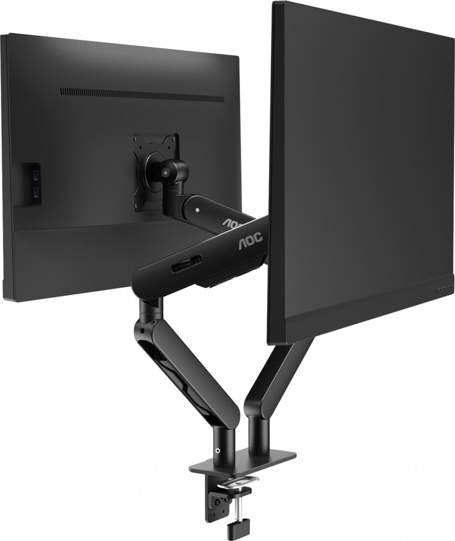 Mbajtëse monitori për tavolinë AOC, 2 monitora, 17" - 34" 