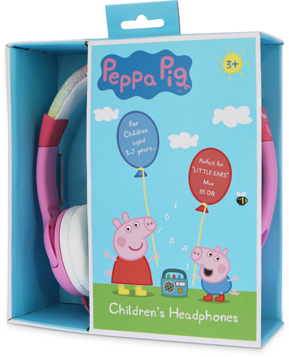 Kufje OTL Technologies Rainbow Peppa, rozë